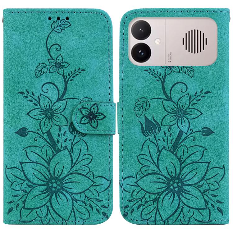 Lily Embossed Leather Phone Case, For Redmi Note 17 5G Global 169.7mm, For Redmi Note 17 Pro Max / Note 17 Pro+ 5G, For Redmi K100 Pro Max 5G / Poco F9 Ultra 5G, For Redmi 17 4G / 5G Global 170mm, For Redmi K90 Max 5G / K90 Ultra 5G                    ...