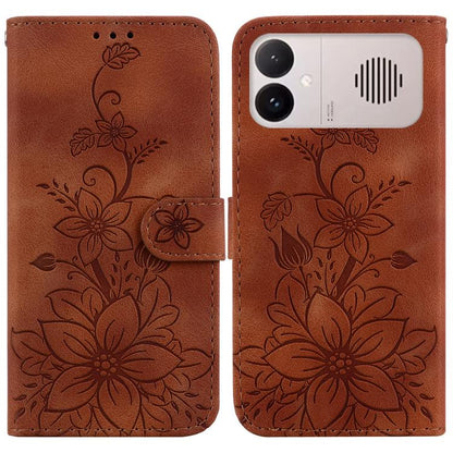 Lily Embossed Leather Phone Case, For Redmi Note 17 5G Global 169.7mm, For Redmi Note 17 Pro Max / Note 17 Pro+ 5G, For Redmi K100 Pro Max 5G / Poco F9 Ultra 5G, For Redmi 17 4G / 5G Global 170mm, For Redmi K90 Max 5G / K90 Ultra 5G                    ...