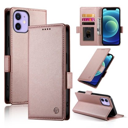 Side Buckle Magnetic Frosted Leather Phone Case, For iPhone 12 mini, For iPhone 11 Pro Max, For iPhone 11, For iPhone 11 Pro, For iPhone X / XS, For iPhone XR, For iPhone XS Max, For iPhone 8 Plus / 7 Plus