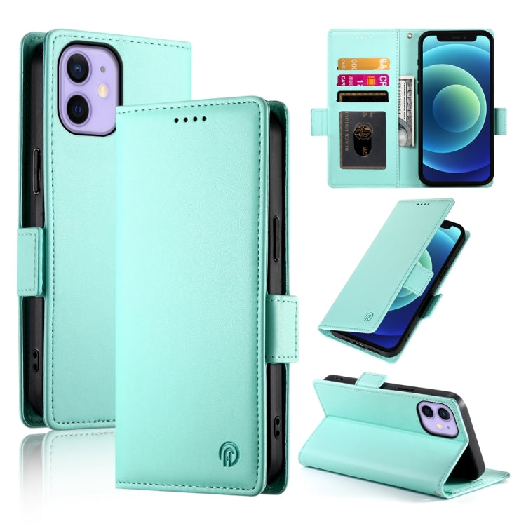 Side Buckle Magnetic Frosted Leather Phone Case, For iPhone 12 mini, For iPhone 11 Pro Max, For iPhone 11, For iPhone 11 Pro, For iPhone X / XS, For iPhone XR, For iPhone XS Max, For iPhone 8 Plus / 7 Plus