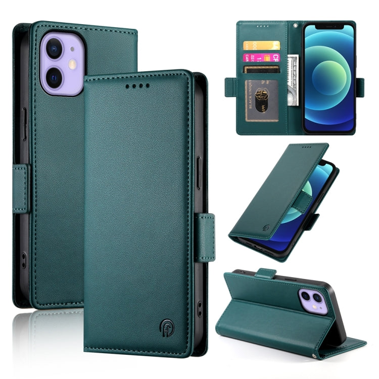 Side Buckle Magnetic Frosted Leather Phone Case, For iPhone 12 mini, For iPhone 11 Pro Max, For iPhone 11, For iPhone 11 Pro, For iPhone X / XS, For iPhone XR, For iPhone XS Max, For iPhone 8 Plus / 7 Plus