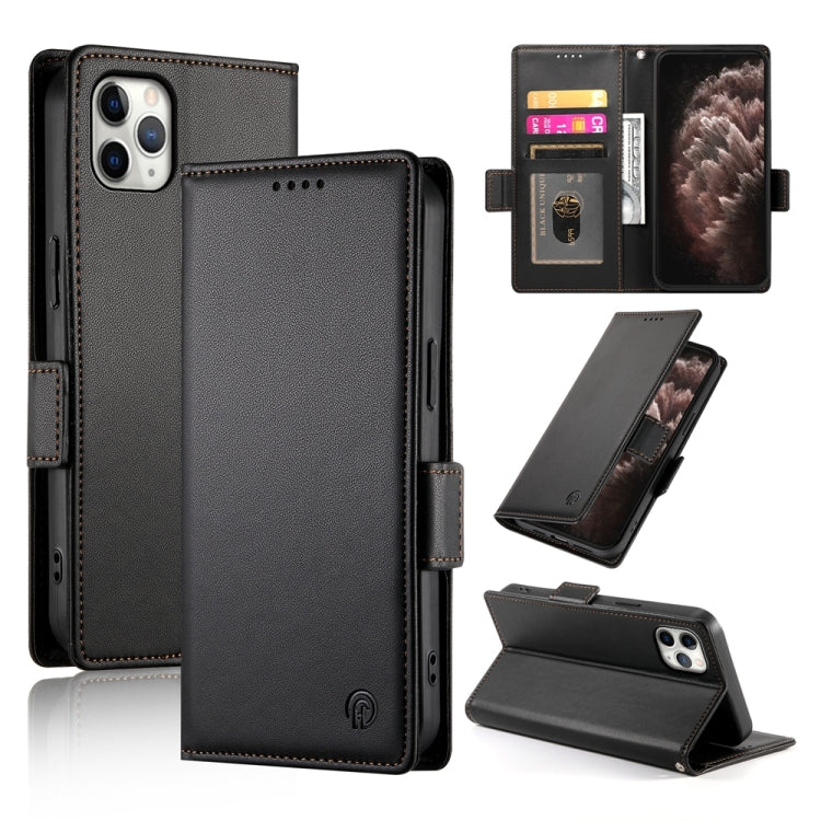Side Buckle Magnetic Frosted Leather Phone Case, For iPhone 12 mini, For iPhone 11 Pro Max, For iPhone 11, For iPhone 11 Pro, For iPhone X / XS, For iPhone XR, For iPhone XS Max, For iPhone 8 Plus / 7 Plus
