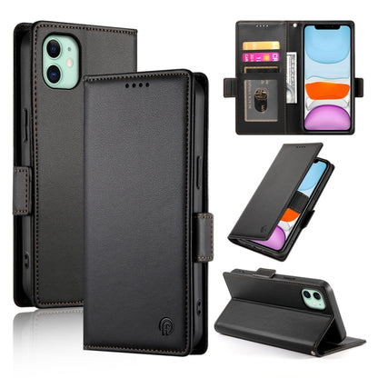 Side Buckle Magnetic Frosted Leather Phone Case, For iPhone 12 mini, For iPhone 11 Pro Max, For iPhone 11, For iPhone 11 Pro, For iPhone X / XS, For iPhone XR, For iPhone XS Max, For iPhone 8 Plus / 7 Plus