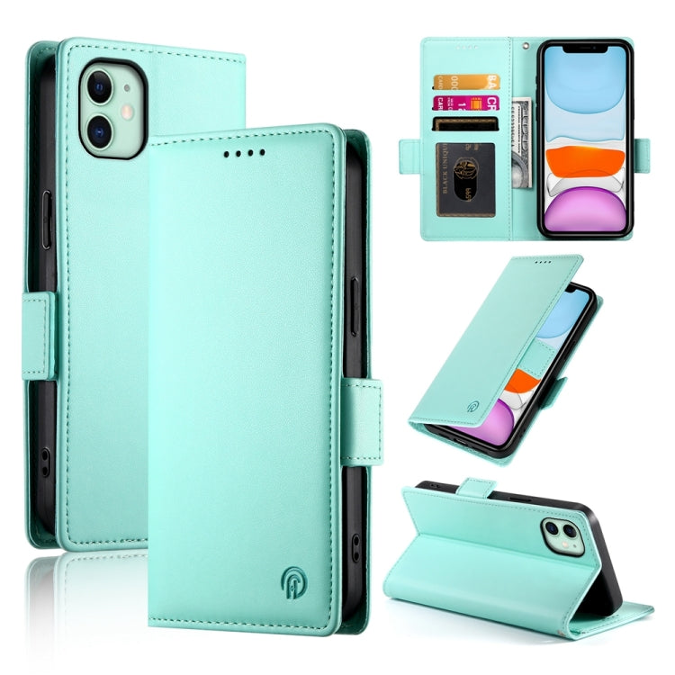 Side Buckle Magnetic Frosted Leather Phone Case, For iPhone 12 mini, For iPhone 11 Pro Max, For iPhone 11, For iPhone 11 Pro, For iPhone X / XS, For iPhone XR, For iPhone XS Max, For iPhone 8 Plus / 7 Plus
