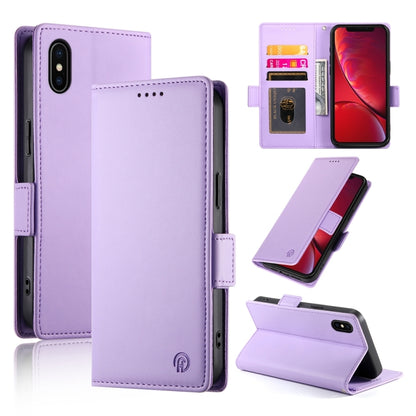 Side Buckle Magnetic Frosted Leather Phone Case, For iPhone 12 mini, For iPhone 11 Pro Max, For iPhone 11, For iPhone 11 Pro, For iPhone X / XS, For iPhone XR, For iPhone XS Max, For iPhone 8 Plus / 7 Plus
