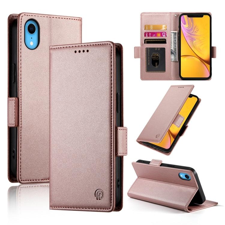 Side Buckle Magnetic Frosted Leather Phone Case, For iPhone 12 mini, For iPhone 11 Pro Max, For iPhone 11, For iPhone 11 Pro, For iPhone X / XS, For iPhone XR, For iPhone XS Max, For iPhone 8 Plus / 7 Plus