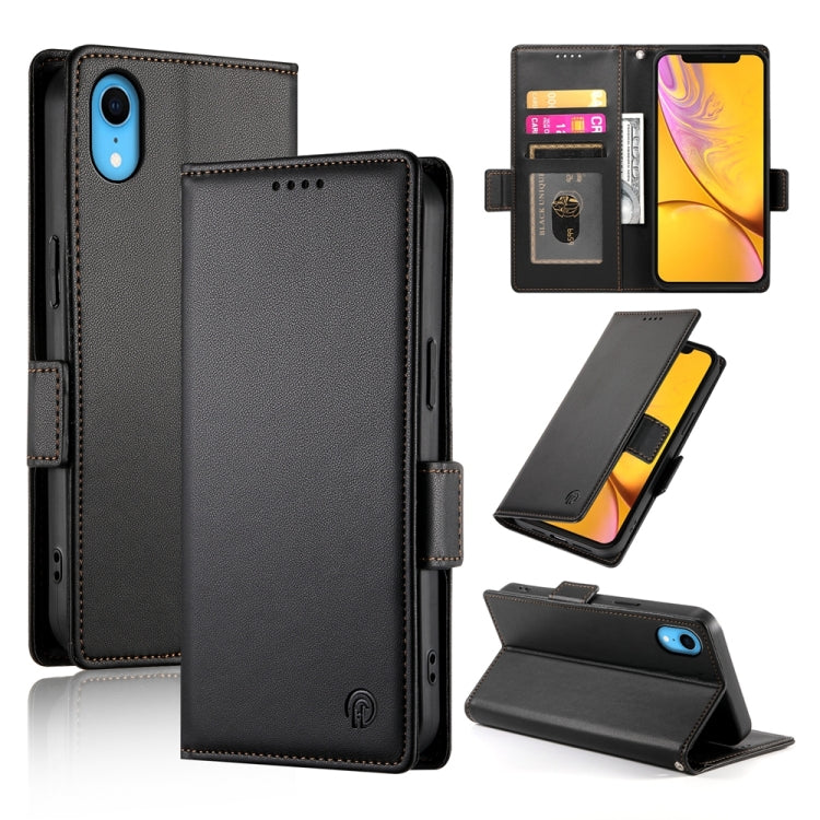 Side Buckle Magnetic Frosted Leather Phone Case, For iPhone 12 mini, For iPhone 11 Pro Max, For iPhone 11, For iPhone 11 Pro, For iPhone X / XS, For iPhone XR, For iPhone XS Max, For iPhone 8 Plus / 7 Plus