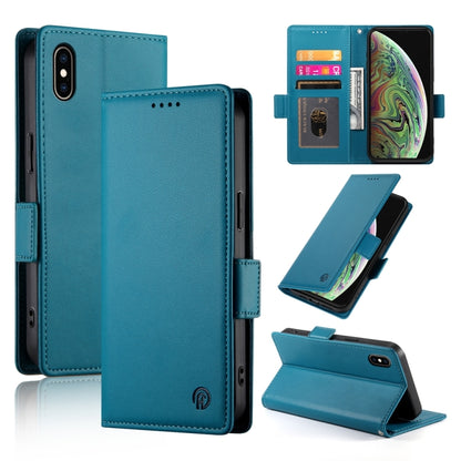 Side Buckle Magnetic Frosted Leather Phone Case, For iPhone 12 mini, For iPhone 11 Pro Max, For iPhone 11, For iPhone 11 Pro, For iPhone X / XS, For iPhone XR, For iPhone XS Max, For iPhone 8 Plus / 7 Plus