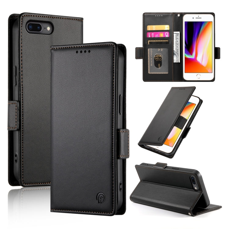 Side Buckle Magnetic Frosted Leather Phone Case, For iPhone 12 mini, For iPhone 11 Pro Max, For iPhone 11, For iPhone 11 Pro, For iPhone X / XS, For iPhone XR, For iPhone XS Max, For iPhone 8 Plus / 7 Plus