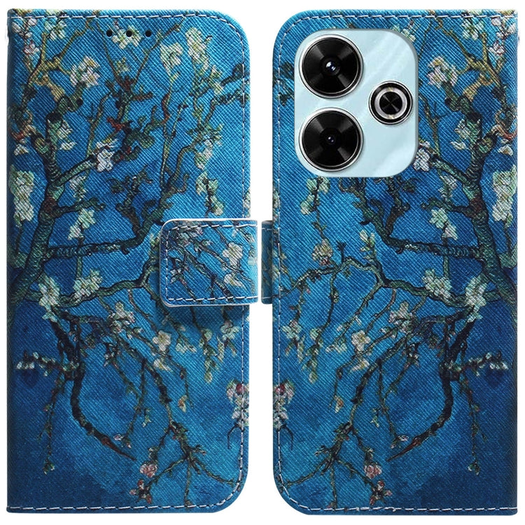 Coloured Drawing Flip Leather Phone Case, For Redmi 15C 5G / 4G EU 173mm / Poco C85 5G, For Redmi 15 5G Global / 15 4G SEA 169.5mm, For Redmi 15 5G / 4G EU 171mm, For Redmi Turbo 4 Pro / Xiaomi Poco F7, For Redmi Note 14 5G                             ...