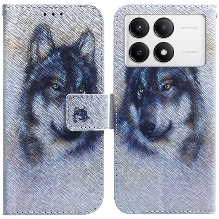 Coloured Drawing Flip Leather Phone Case, For Redmi 15C 5G / 4G EU 173mm / Poco C85 5G, For Redmi 15 5G Global / 15 4G SEA 169.5mm, For Redmi 15 5G / 4G EU 171mm, For Redmi Turbo 4 Pro / Xiaomi Poco F7, For Redmi Note 14 5G                             ...