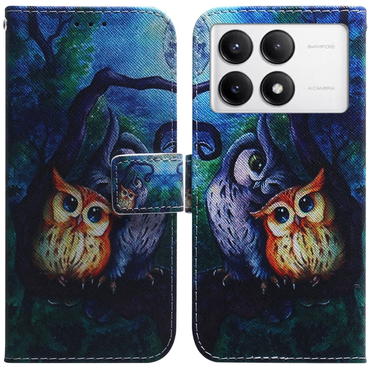 Coloured Drawing Flip Leather Phone Case, For Redmi 15C 5G / 4G EU 173mm / Poco C85 5G, For Redmi 15 5G Global / 15 4G SEA 169.5mm, For Redmi 15 5G / 4G EU 171mm, For Redmi Turbo 4 Pro / Xiaomi Poco F7, For Redmi Note 14 5G                             ...