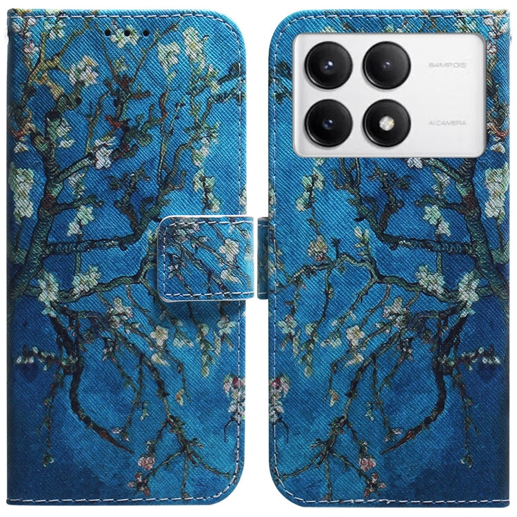 Coloured Drawing Flip Leather Phone Case, For Redmi 15C 5G / 4G EU 173mm / Poco C85 5G, For Redmi 15 5G Global / 15 4G SEA 169.5mm, For Redmi 15 5G / 4G EU 171mm, For Redmi Turbo 4 Pro / Xiaomi Poco F7, For Redmi Note 14 5G                             ...