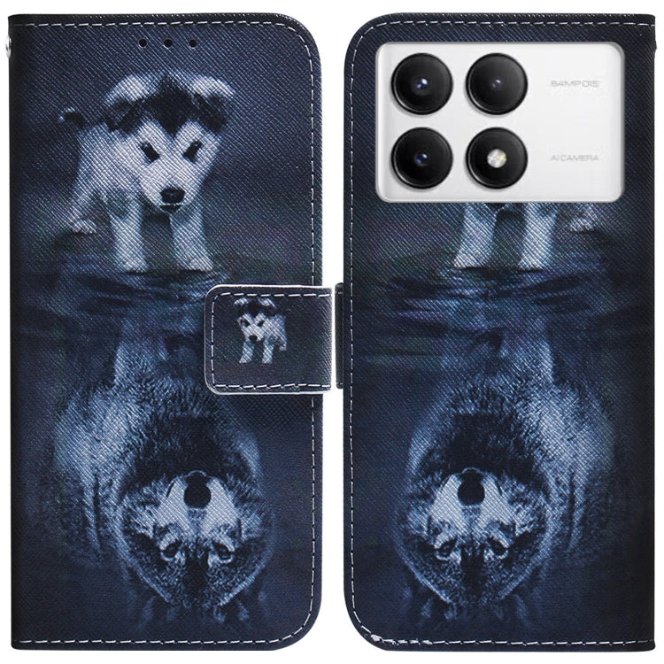 Coloured Drawing Flip Leather Phone Case, For Redmi 15C 5G / 4G EU 173mm / Poco C85 5G, For Redmi 15 5G Global / 15 4G SEA 169.5mm, For Redmi 15 5G / 4G EU 171mm, For Redmi Turbo 4 Pro / Xiaomi Poco F7, For Redmi Note 14 5G                             ...