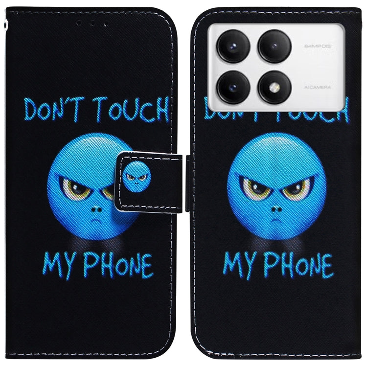 Coloured Drawing Flip Leather Phone Case, For Redmi 15C 5G / 4G EU 173mm / Poco C85 5G, For Redmi 15 5G Global / 15 4G SEA 169.5mm, For Redmi 15 5G / 4G EU 171mm, For Redmi Turbo 4 Pro / Xiaomi Poco F7, For Redmi Note 14 5G                             ...