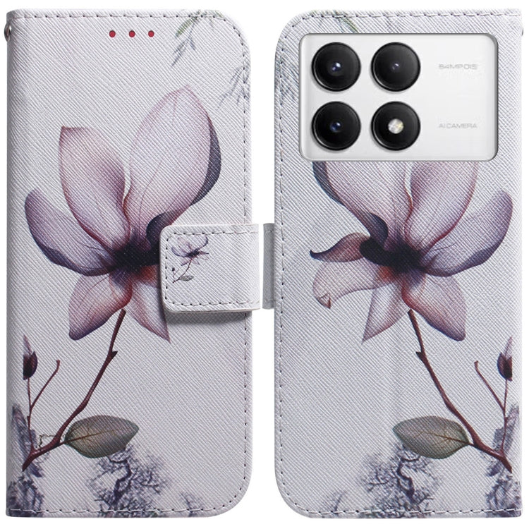 Coloured Drawing Flip Leather Phone Case, For Redmi 15C 5G / 4G EU 173mm / Poco C85 5G, For Redmi 15 5G Global / 15 4G SEA 169.5mm, For Redmi 15 5G / 4G EU 171mm, For Redmi Turbo 4 Pro / Xiaomi Poco F7, For Redmi Note 14 5G                             ...
