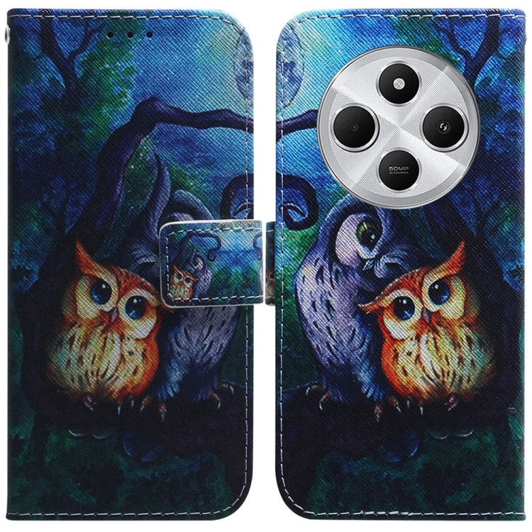 Coloured Drawing Flip Leather Phone Case, For Redmi 15C 5G / 4G EU 173mm / Poco C85 5G, For Redmi 15 5G Global / 15 4G SEA 169.5mm, For Redmi 15 5G / 4G EU 171mm, For Redmi Turbo 4 Pro / Xiaomi Poco F7, For Redmi Note 14 5G                             ...