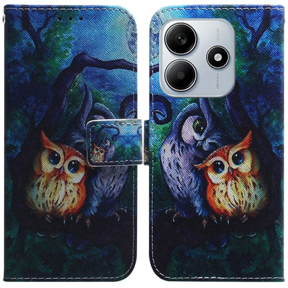 Coloured Drawing Flip Leather Phone Case, For Redmi 15C 5G / 4G EU 173mm / Poco C85 5G, For Redmi 15 5G Global / 15 4G SEA 169.5mm, For Redmi 15 5G / 4G EU 171mm, For Redmi Turbo 4 Pro / Xiaomi Poco F7, For Redmi Note 14 5G                             ...