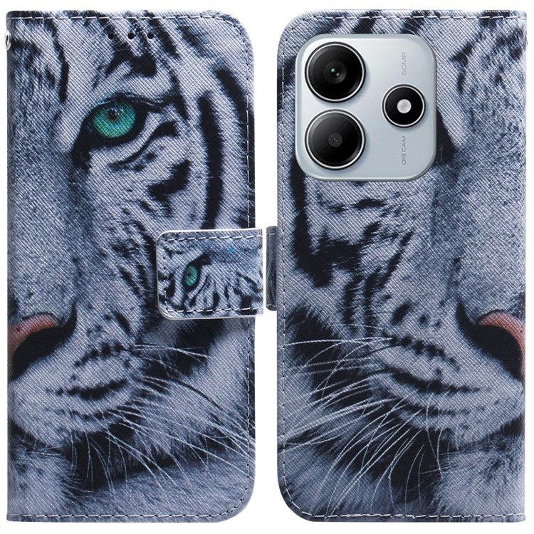 Coloured Drawing Flip Leather Phone Case, For Redmi 15C 5G / 4G EU 173mm / Poco C85 5G, For Redmi 15 5G Global / 15 4G SEA 169.5mm, For Redmi 15 5G / 4G EU 171mm, For Redmi Turbo 4 Pro / Xiaomi Poco F7, For Redmi Note 14 5G                             ...