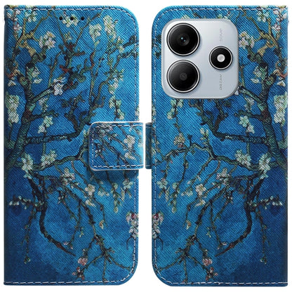Coloured Drawing Flip Leather Phone Case, For Redmi 15C 5G / 4G EU 173mm / Poco C85 5G, For Redmi 15 5G Global / 15 4G SEA 169.5mm, For Redmi 15 5G / 4G EU 171mm, For Redmi Turbo 4 Pro / Xiaomi Poco F7, For Redmi Note 14 5G                             ...