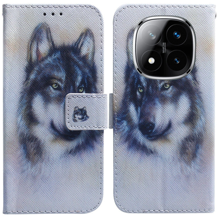 Coloured Drawing Flip Leather Phone Case, For Redmi 15C 5G / 4G EU 173mm / Poco C85 5G, For Redmi 15 5G Global / 15 4G SEA 169.5mm, For Redmi 15 5G / 4G EU 171mm, For Redmi Turbo 4 Pro / Xiaomi Poco F7, For Redmi Note 14 5G                             ...