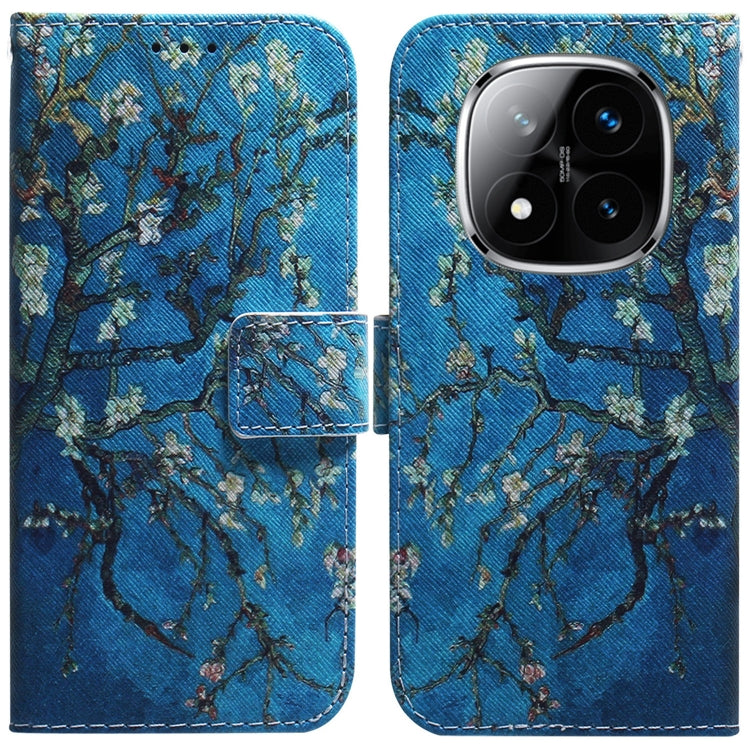 Coloured Drawing Flip Leather Phone Case, For Redmi 15C 5G / 4G EU 173mm / Poco C85 5G, For Redmi 15 5G Global / 15 4G SEA 169.5mm, For Redmi 15 5G / 4G EU 171mm, For Redmi Turbo 4 Pro / Xiaomi Poco F7, For Redmi Note 14 5G                             ...