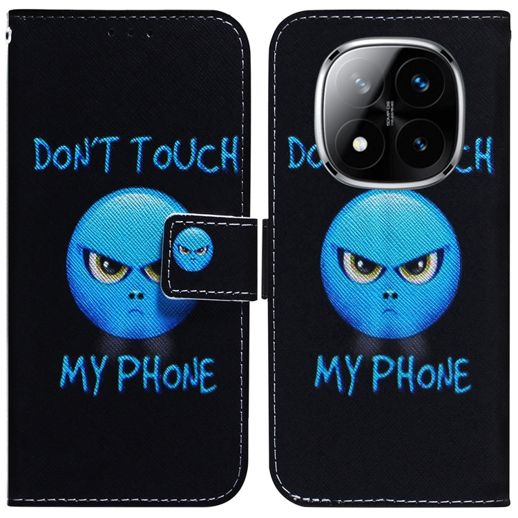 Coloured Drawing Flip Leather Phone Case, For Redmi 15C 5G / 4G EU 173mm / Poco C85 5G, For Redmi 15 5G Global / 15 4G SEA 169.5mm, For Redmi 15 5G / 4G EU 171mm, For Redmi Turbo 4 Pro / Xiaomi Poco F7, For Redmi Note 14 5G                             ...