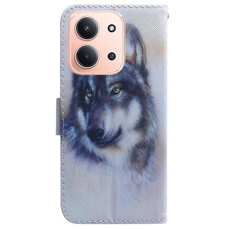 Coloured Drawing Flip Leather Phone Case, For Redmi 15C 5G / 4G EU 173mm / Poco C85 5G, For Redmi 15 5G Global / 15 4G SEA 169.5mm, For Redmi 15 5G / 4G EU 171mm, For Redmi Turbo 4 Pro / Xiaomi Poco F7, For Redmi Note 14 5G                             ...