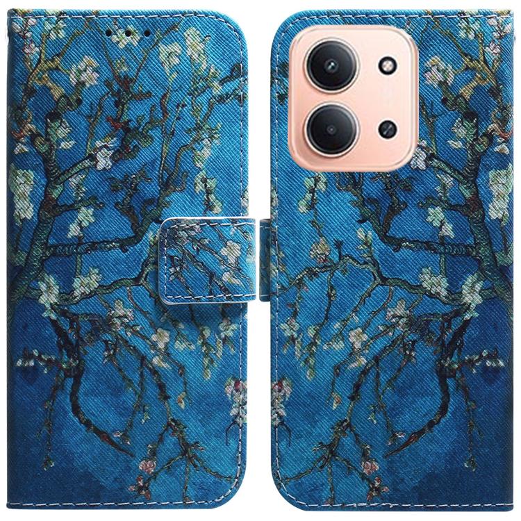Coloured Drawing Flip Leather Phone Case, For Redmi 15C 5G / 4G EU 173mm / Poco C85 5G, For Redmi 15 5G Global / 15 4G SEA 169.5mm, For Redmi 15 5G / 4G EU 171mm, For Redmi Turbo 4 Pro / Xiaomi Poco F7, For Redmi Note 14 5G                             ...