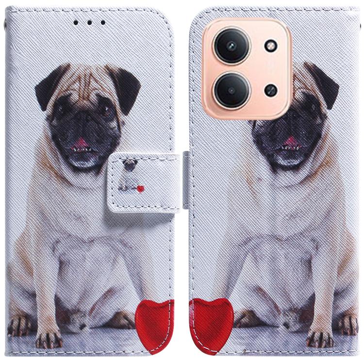 Coloured Drawing Flip Leather Phone Case, For Redmi 15C 5G / 4G EU 173mm / Poco C85 5G, For Redmi 15 5G Global / 15 4G SEA 169.5mm, For Redmi 15 5G / 4G EU 171mm, For Redmi Turbo 4 Pro / Xiaomi Poco F7, For Redmi Note 14 5G                             ...