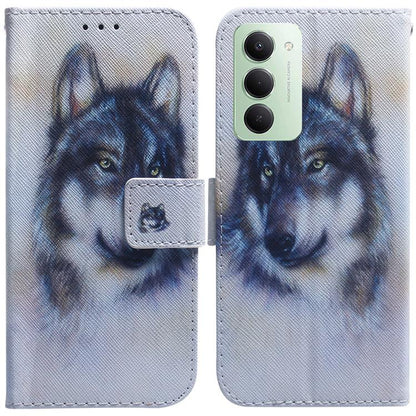 Coloured Drawing Flip Leather Phone Case, For Redmi 15C 5G / 4G EU 173mm / Poco C85 5G, For Redmi 15 5G Global / 15 4G SEA 169.5mm, For Redmi 15 5G / 4G EU 171mm, For Redmi Turbo 4 Pro / Xiaomi Poco F7, For Redmi Note 14 5G                             ...