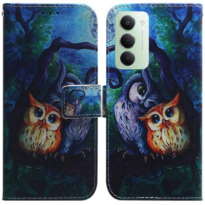 Coloured Drawing Flip Leather Phone Case, For Redmi 15C 5G / 4G EU 173mm / Poco C85 5G, For Redmi 15 5G Global / 15 4G SEA 169.5mm, For Redmi 15 5G / 4G EU 171mm, For Redmi Turbo 4 Pro / Xiaomi Poco F7, For Redmi Note 14 5G                             ...