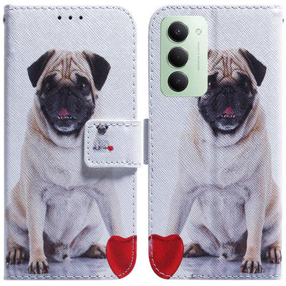 Coloured Drawing Flip Leather Phone Case, For Redmi 15C 5G / 4G EU 173mm / Poco C85 5G, For Redmi 15 5G Global / 15 4G SEA 169.5mm, For Redmi 15 5G / 4G EU 171mm, For Redmi Turbo 4 Pro / Xiaomi Poco F7, For Redmi Note 14 5G                             ...