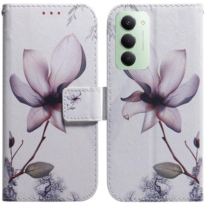 Coloured Drawing Flip Leather Phone Case, For Redmi 15C 5G / 4G EU 173mm / Poco C85 5G, For Redmi 15 5G Global / 15 4G SEA 169.5mm, For Redmi 15 5G / 4G EU 171mm, For Redmi Turbo 4 Pro / Xiaomi Poco F7, For Redmi Note 14 5G                             ...