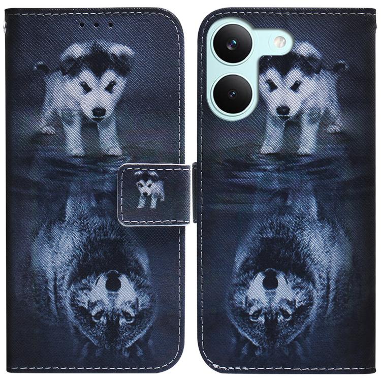 Coloured Drawing Flip Leather Phone Case, For Redmi A7 Pro 4G / 5G 171mm / Poco C85x 5G, For Redmi 15a 5G, For Redmi Turbo 5 Max 5G / Poco X8 Pro Max 5G, For Redmi Turbo 5 5G / Poco X8 Pro 5G, For Redmi Note 15 Pro+ 5G 163.3mm / Poco M8 Pro 5G         ...