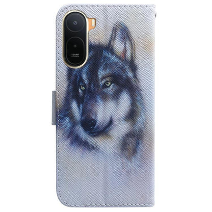 Coloured Drawing Flip Leather Phone Case, For Redmi A7 Pro 4G / 5G 171mm / Poco C85x 5G, For Redmi 15a 5G, For Redmi Turbo 5 Max 5G / Poco X8 Pro Max 5G, For Redmi Turbo 5 5G / Poco X8 Pro 5G, For Redmi Note 15 Pro+ 5G 163.3mm / Poco M8 Pro 5G         ...