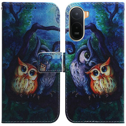 Coloured Drawing Flip Leather Phone Case, For Redmi A7 Pro 4G / 5G 171mm / Poco C85x 5G, For Redmi 15a 5G, For Redmi Turbo 5 Max 5G / Poco X8 Pro Max 5G, For Redmi Turbo 5 5G / Poco X8 Pro 5G, For Redmi Note 15 Pro+ 5G 163.3mm / Poco M8 Pro 5G         ...