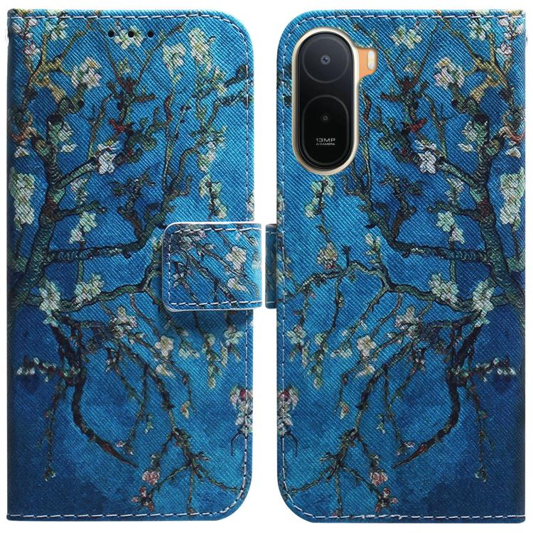 Coloured Drawing Flip Leather Phone Case, For Redmi A7 Pro 4G / 5G 171mm / Poco C85x 5G, For Redmi 15a 5G, For Redmi Turbo 5 Max 5G / Poco X8 Pro Max 5G, For Redmi Turbo 5 5G / Poco X8 Pro 5G, For Redmi Note 15 Pro+ 5G 163.3mm / Poco M8 Pro 5G         ...