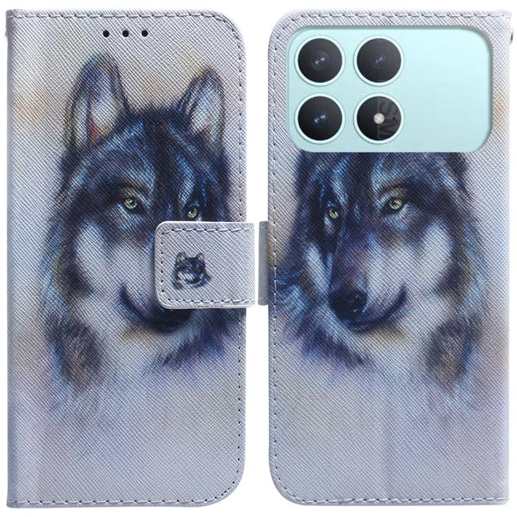 Coloured Drawing Flip Leather Phone Case, For Redmi A7 Pro 4G / 5G 171mm / Poco C85x 5G, For Redmi 15a 5G, For Redmi Turbo 5 Max 5G / Poco X8 Pro Max 5G, For Redmi Turbo 5 5G / Poco X8 Pro 5G, For Redmi Note 15 Pro+ 5G 163.3mm / Poco M8 Pro 5G         ...