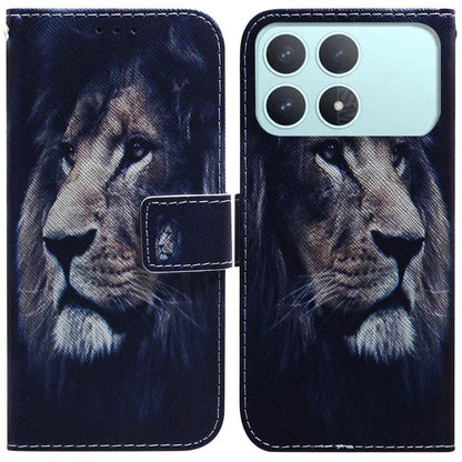 Coloured Drawing Flip Leather Phone Case, For Redmi A7 Pro 4G / 5G 171mm / Poco C85x 5G, For Redmi 15a 5G, For Redmi Turbo 5 Max 5G / Poco X8 Pro Max 5G, For Redmi Turbo 5 5G / Poco X8 Pro 5G, For Redmi Note 15 Pro+ 5G 163.3mm / Poco M8 Pro 5G         ...