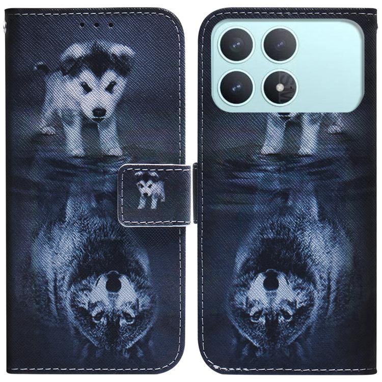 Coloured Drawing Flip Leather Phone Case, For Redmi A7 Pro 4G / 5G 171mm / Poco C85x 5G, For Redmi 15a 5G, For Redmi Turbo 5 Max 5G / Poco X8 Pro Max 5G, For Redmi Turbo 5 5G / Poco X8 Pro 5G, For Redmi Note 15 Pro+ 5G 163.3mm / Poco M8 Pro 5G         ...