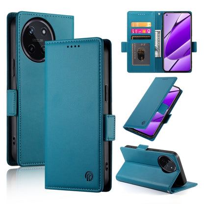 Side Buckle Magnetic Frosted Leather Phone Case, For Realme C75 / Realme 14x, For Realme 13+, For Realme 13 Pro / 13 Pro+ Global, For Realme GT 6 Global, For Realme 12+ / Narzo 70 Pro, For Realme 12, For Realme 12 Pro / 12 Pro+, For Realme C67 4G Globa...