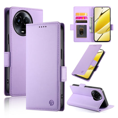 Side Buckle Magnetic Frosted Leather Phone Case, For Realme C75 / Realme 14x, For Realme 13+, For Realme 13 Pro / 13 Pro+ Global, For Realme GT 6 Global, For Realme 12+ / Narzo 70 Pro, For Realme 12, For Realme 12 Pro / 12 Pro+, For Realme C67 4G Globa...