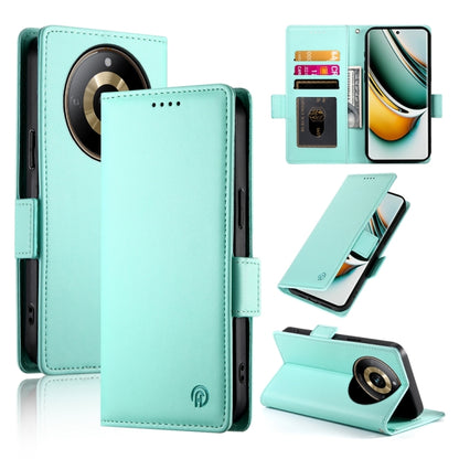 Side Buckle Magnetic Frosted Leather Phone Case, For Realme C75 / Realme 14x, For Realme 13+, For Realme 13 Pro / 13 Pro+ Global, For Realme GT 6 Global, For Realme 12+ / Narzo 70 Pro, For Realme 12, For Realme 12 Pro / 12 Pro+, For Realme C67 4G Globa...