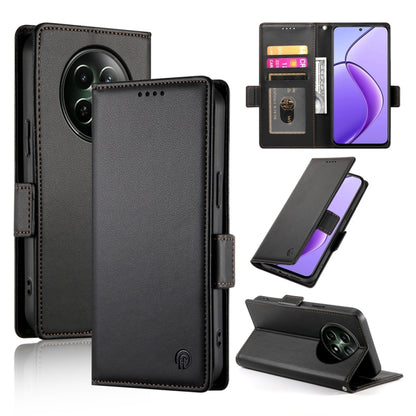 Side Buckle Magnetic Frosted Leather Phone Case, For Realme C75 / Realme 14x, For Realme 13+, For Realme 13 Pro / 13 Pro+ Global, For Realme GT 6 Global, For Realme 12+ / Narzo 70 Pro, For Realme 12, For Realme 12 Pro / 12 Pro+, For Realme C67 4G Globa...