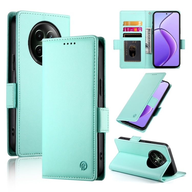 Side Buckle Magnetic Frosted Leather Phone Case, For Realme C75 / Realme 14x, For Realme 13+, For Realme 13 Pro / 13 Pro+ Global, For Realme GT 6 Global, For Realme 12+ / Narzo 70 Pro, For Realme 12, For Realme 12 Pro / 12 Pro+, For Realme C67 4G Globa...