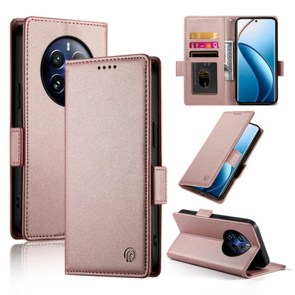 Side Buckle Magnetic Frosted Leather Phone Case, For Realme C75 / Realme 14x, For Realme 13+, For Realme 13 Pro / 13 Pro+ Global, For Realme GT 6 Global, For Realme 12+ / Narzo 70 Pro, For Realme 12, For Realme 12 Pro / 12 Pro+, For Realme C67 4G Globa...