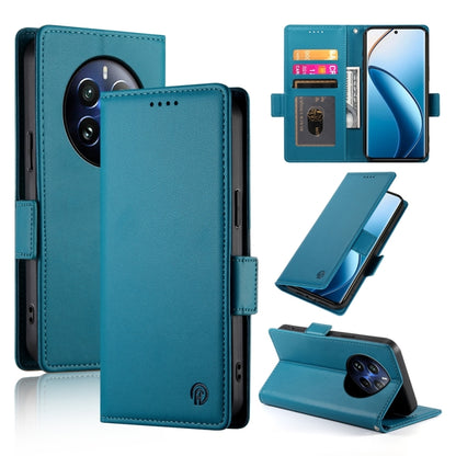 Side Buckle Magnetic Frosted Leather Phone Case, For Realme C75 / Realme 14x, For Realme 13+, For Realme 13 Pro / 13 Pro+ Global, For Realme GT 6 Global, For Realme 12+ / Narzo 70 Pro, For Realme 12, For Realme 12 Pro / 12 Pro+, For Realme C67 4G Globa...