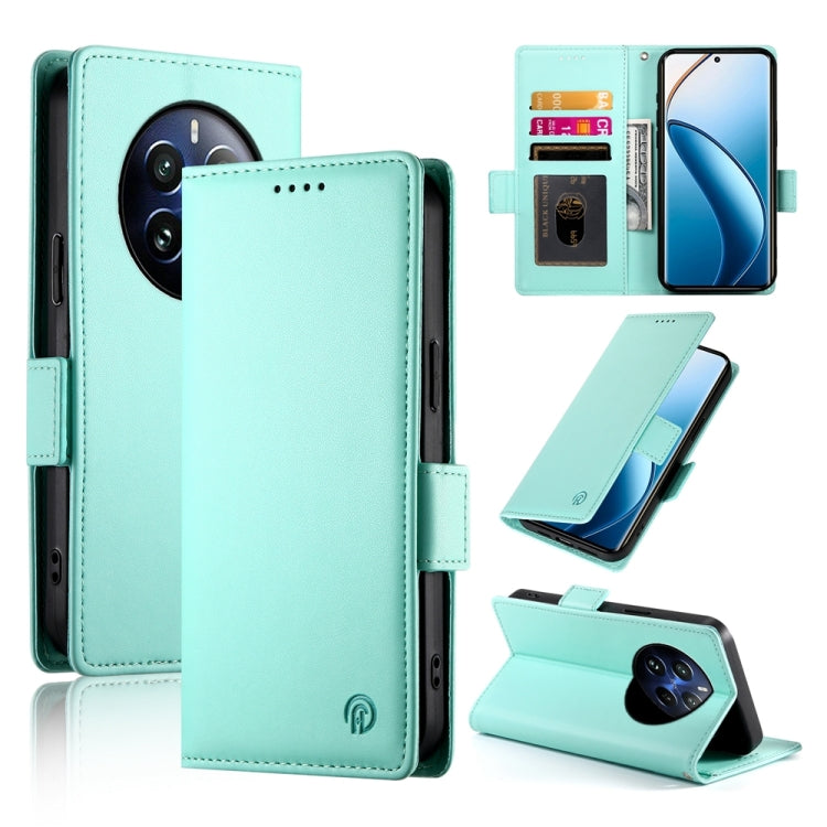 Side Buckle Magnetic Frosted Leather Phone Case, For Realme C75 / Realme 14x, For Realme 13+, For Realme 13 Pro / 13 Pro+ Global, For Realme GT 6 Global, For Realme 12+ / Narzo 70 Pro, For Realme 12, For Realme 12 Pro / 12 Pro+, For Realme C67 4G Globa...