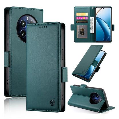 Side Buckle Magnetic Frosted Leather Phone Case, For Realme C75 / Realme 14x, For Realme 13+, For Realme 13 Pro / 13 Pro+ Global, For Realme GT 6 Global, For Realme 12+ / Narzo 70 Pro, For Realme 12, For Realme 12 Pro / 12 Pro+, For Realme C67 4G Globa...
